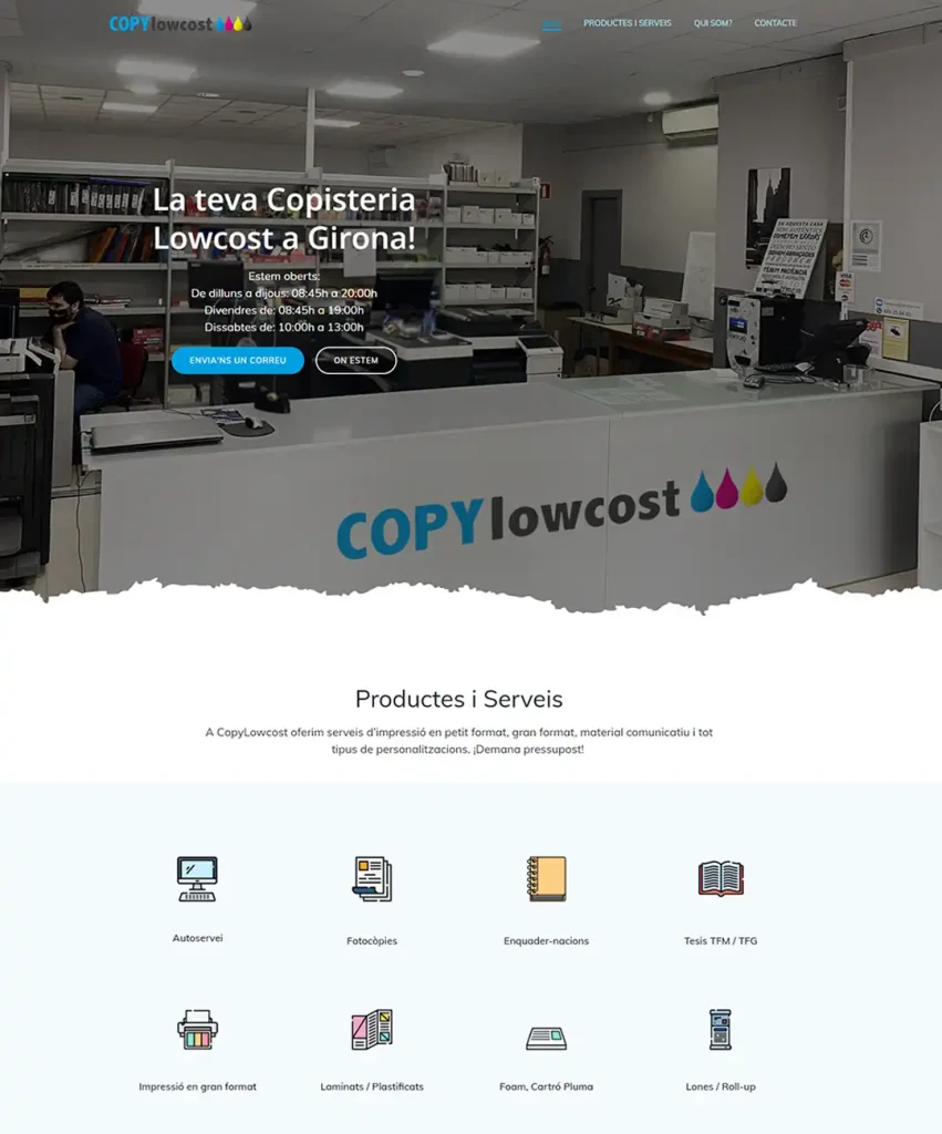 Diseño paginas web girona